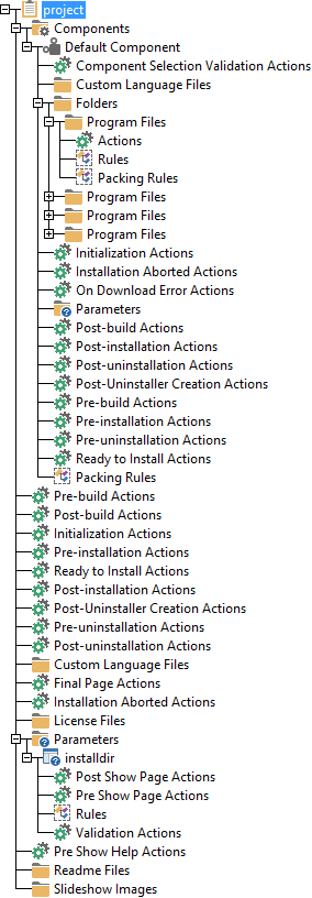 VMware InstallBuilder Action Lists (in order of execution)